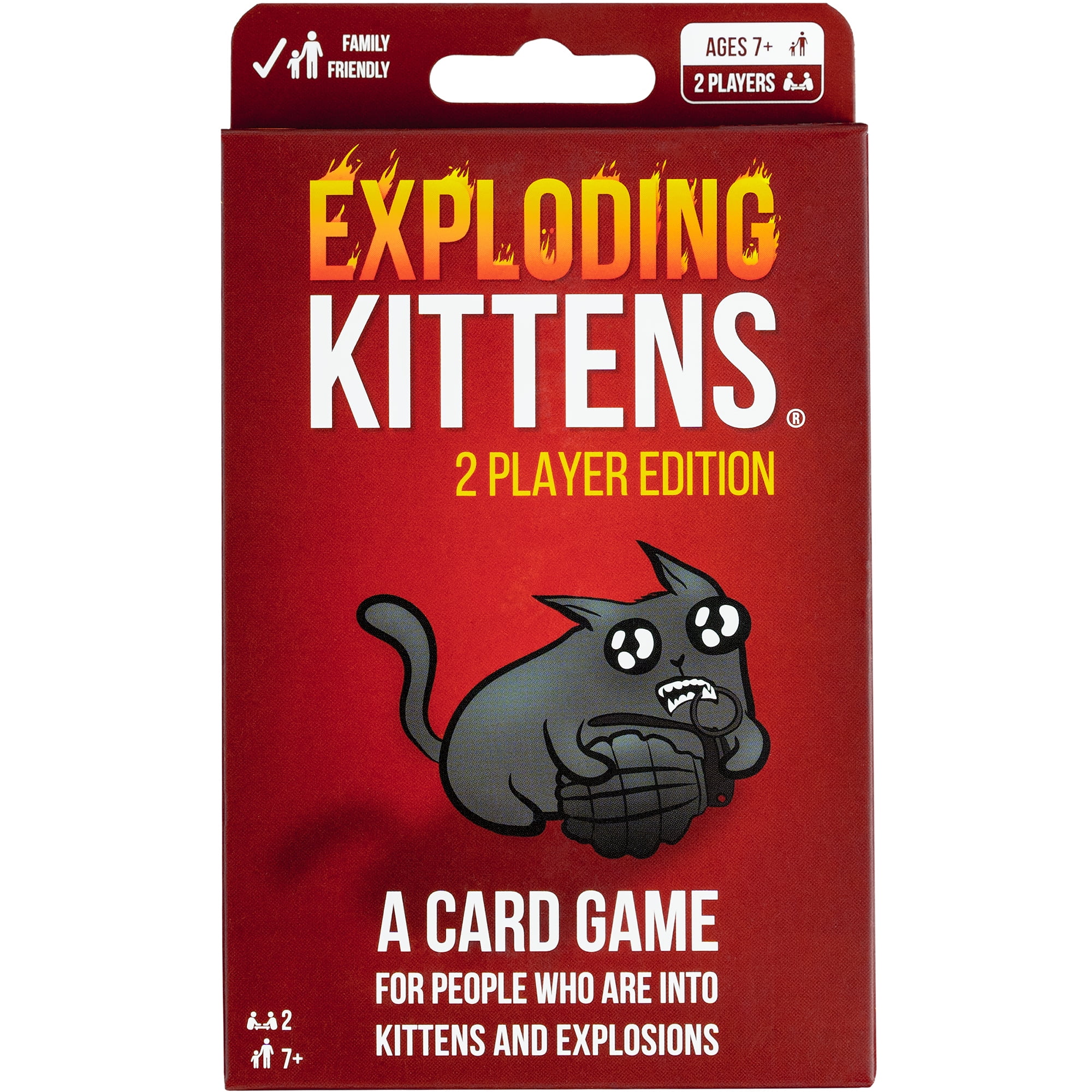 Exploding Kittens 2 Player Party Game,15 Mins, Ages 7 and up