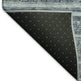 thumbnail image 5 of Addison Rugs Mayfield Premium Machine Washable Transitional Stripes Blue Rectangle Rug, 8' X 10' Machine Washable Transitional Stripes Blue Oversized Sherpa Throw Blanket, 5 of 7