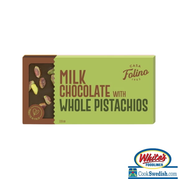 Casa Folino Milk Chocolate with Whole Pistachios – 4.23 oz