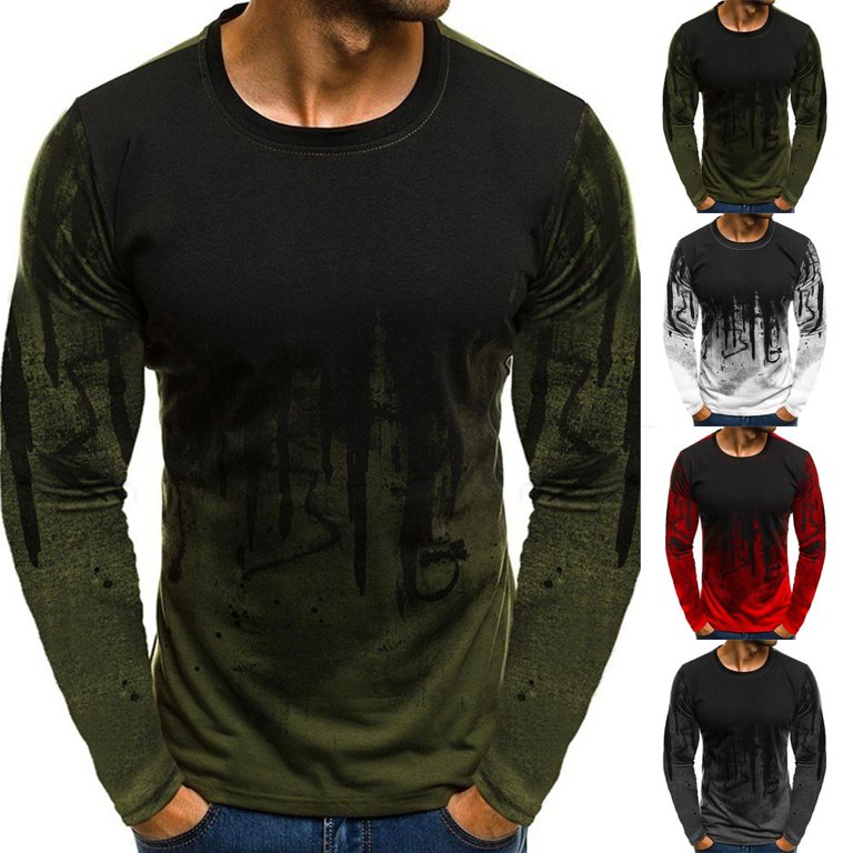 Buy Men's Camo Gym T-Shirt, Green