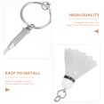 thumbnail image 3 of MasteelfCA 2pcs Badminton Ball Key Rings Badminton Ball Pendants Sports Style Pendants, 3 of 8