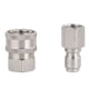 thumbnail image 2 of Conector de Manguera de Agua Perfecl de Acero Inoxidable 3/8, 2 of 8