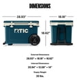 thumbnail image 6 of RTIC 52 Qt 76-Can Ultra-Light Rolling Cooler, Marine/Canvas, 6 of 8