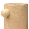 thumbnail image 3 of Creative Co-Op Modern Small Stoneware Pitcher or Vase, Putty Brown, 3 of 6