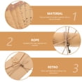 thumbnail image 3 of Miangastore Envelopes Kit Paper 3Set 8.33X5.78X0.08In Khaki, 3 of 9