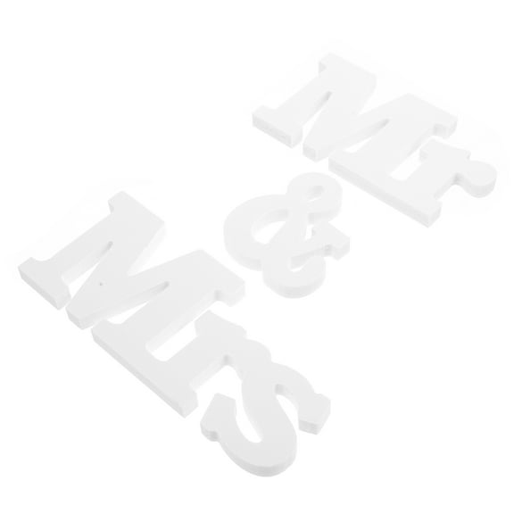 PAMINGONO 1 Set Wedding Adornment Table Centerpieces for Reception White Color Romantic Style