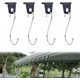 thumbnail image 2 of Gancho para toldo Camper negro, perchero RV para exteriores, barra enrollable portátil de goma para autocaravana, colgador rápido, 4 Uds., 2 of 5