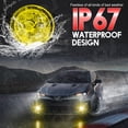 thumbnail image 6 of Pair Front LED Fog Lights Kit for Toyota Tacoma 2010-2023, 55W 3500K Amber Yellow Off-Road Lamps Black Front Bumper LED Fog Lights, 6 of 12