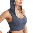 thumbnail image 5 of Women's Longline Sports Bra - High Impact, Wireless Racerback - Built-in Support for Yoga/Crop Top Style, 5 of 6