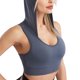 thumbnail image 5 of Sujetador deportivo largo para mujer: alto impacto, sin aros, espalda cruzada, soporte integrado para yoga/estilo crop top., 5 of 7