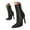 Black, variant on Stiletto Mid Calf Boots for Women Pointed Toe Ankle Booties Stiletto Heel Short Boots