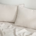 thumbnail image 3 of 100% Pure French Linen Pillowcases Soft & Breathable Pillow Case Set of 2 - Natural 20x30 Inch, 3 of 7
