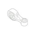 thumbnail image 3 of New Genuine Nissan Rod Assy-Torque OE 113503SG0A, 3 of 10