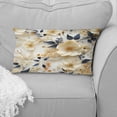 thumbnail image 2 of Designart "Creamy Poppy Delicacy I" Floral Printed Throw Pillow, 2 of 5