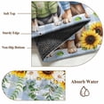 thumbnail image 2 of Spring Dog Area Rug 5x8 Washable Rug Non Slip Sunflower Daisy Botanical Blue Plaid Large Area Rug Soft Stainresistant Indoor Floor Carpet for Living Room Bedroom Home Office Dining Room Nursery, 2 of 8