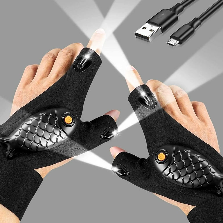 Led Flashlight Gloves Work Gloves With Lights LED Flashlight