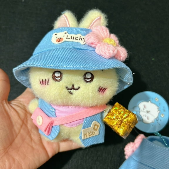Chiikawa Usagi plush keychain cute doll bag packaging ornament pendant plush toys