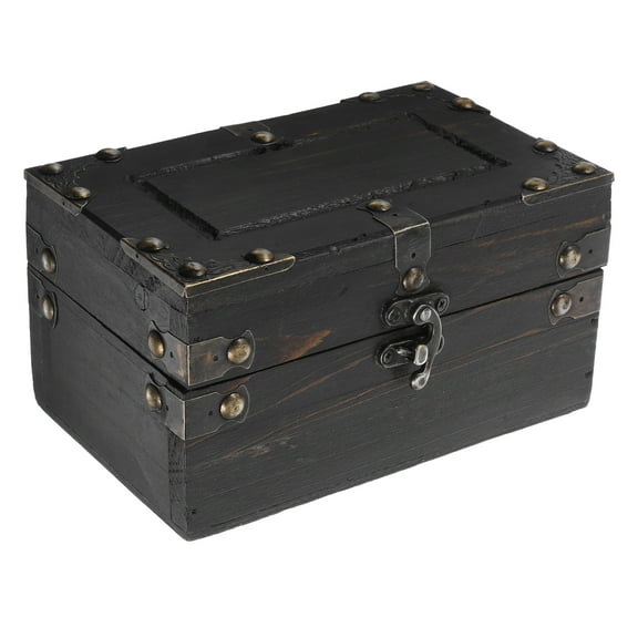 Homoyoyo vintage storage trunk Treasure Chest Storage Box Multi 1Pcs