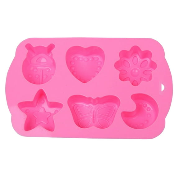 Raindrops  6 Cavity Chocolate Silicone Mold Non-toxic Baking Molds
