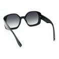 thumbnail image 4 of Womens Oversized Mod Butterfly Designer Fashion Plastic Sunglasses Black - Smoke, 4 of 4