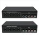 thumbnail image 1 of 2X Conmutador de Señal de Vídeo Componente 4x1 YPbPr YCbCr Audio DSW41 Panel Divisor Botón Interruptor Manual CVBS 720P Carcasa Metálica, 1 of 5