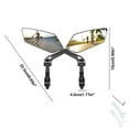 thumbnail image 3 of Dvkptbk Rearview Mirror 360 Degree Rotation Adjustment Suitable for Bicycles Vehicles Motorcycles and Reflective Mirrors, 3 of 7