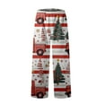 thumbnail image 2 of Gunia Boys Flannel Pajama Pants Train Autumn Winter Christmas Cute Cartoon Print Casual Home Long Pants Pjs Cosy Nightwear Cosy Homewear 10-11 Years, 2 of 5