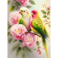 thumbnail image 1 of Birds And Flowers Art Diamond Painting Full Drills Peony Parrot Landscape Embroidery Square Round Mosaic Cross Stitch S526square 60x80cm Gao Jinjia LED, 1 of 2