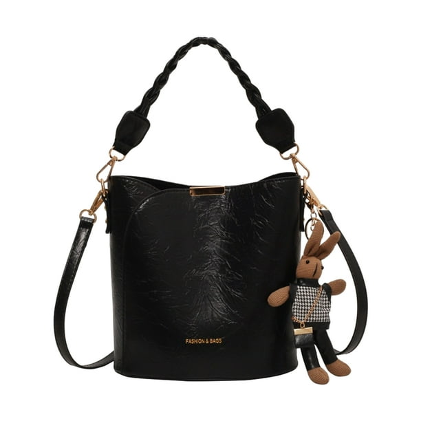 Minnieouse Bolso bonito para mujer, versátil y ligero, bolso de mujer para otoño e invierno, moderno, práctico y duradero Bolsas de mensajero y de hombro Negro