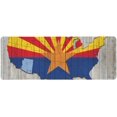 thumbnail image 1 of Alfombrilla de Ratón ABPHQTO Bandera del Estado de Arizona con Mapa de América 30x80 cm, 1 of 3