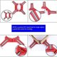 thumbnail image 5 of 90 De derecha compatible con, juego de mandíbulas S de 4 piezas Adjable, compatible con marco de fotos Wed Carpentry Weld, 5 of 5