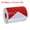 Red-white, variant on Uxcell Reflective Tape, Self-Adhesive Trailer Reflector Tape Waterproof Warning Sticker Green-white 4 Inch x 16 Feet