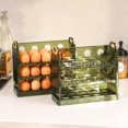 thumbnail image 6 of Flippable Refrigerator Side Door Storage Rack Kitchen Storage Egg Storage Egg Tray Storage Box Egg Box A, 6 of 8