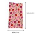 thumbnail image 3 of LACKUST Fashion Heart Pattern Microfiber Beach Towel - Oversized 90x180cm, Quick-Dry, Sand-Proof for Beach, Pool, Camping, Family Use, 3 of 3