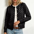 thumbnail image 2 of ZIXKCGDSE Women's Lightweight Knit Cardigan Cute Soft Button-Down Sweater Versatile Fall Tops Size XL, 2 of 4