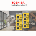 thumbnail image 2 of Toshiba CR2430 3 Volt Lithium Coin Battery (4 Batteries), 2 of 5
