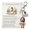February, variant on Carry Clip Charm Accessory with Engraved Message Plate and Religious Figure, Backpack Accent for Daily Carry Use