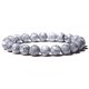 thumbnail image 2 of Amazon etsy cross-border hot style 8mm natural rayado ágata piedra cuentas perforadas pulsera hombre mapa uno, 2 of 2