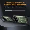 thumbnail image 6 of for Google Pixel 9 Pro XL Armor Case with Camera Cover Stand, Shockproof Protection Support Magnetic Wireless Charger Rugged Cover for Google Pixel 9 Pro XL, Support Car Magnetic Holder - Armygreen, 6 of 8