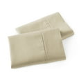 thumbnail image 3 of (2 pack) Better Homes & Gardens 2-Piece 300 Thread Count Almond Biscuit Cotton Sateen Pillowcase Set, King, 3 of 9