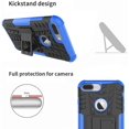 thumbnail image 4 of Coques iPhone 7 Plus, Étui iPhone 8 Plus, avec Protecteur d'Écran HD, Étui Protectrice Antichoc Robuste à Double Couche avec Support pour iPhone 7 Plus/8 Plus (Bleu), 4 of 7
