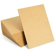 30 Sheets Thin MDF Wood Boards for Crafts, 2mm Medium Density Fiberboard (6 x 8 In, Brown)