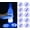 Blue, variant on Zhangyh LED Coaster,Light Up Coasters,LED Bar Coasters, LED Sticker Coaster Discs Light Up for Drinks,Flash Light Up Cup Coaster Flashing Shots Light