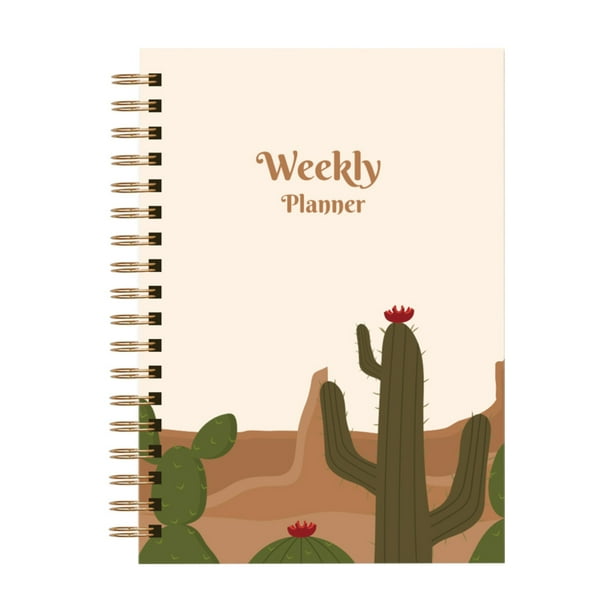 Clearance!SDJMa Undated Daily Planner, 8.2"x5.8" A5 Weekly Planner To