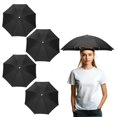 thumbnail image 1 of Sombrero Paraguas Uxcell, Gorro Impermeable Ajustable para Sol y Lluvia con Banda Elástica, 27" y 4 Piezas y Negro - Adecuado para (Mujeres/Hombres Pesca/Camping/Jardinería/Playa/Sombra Solar), 1 of 7
