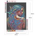 thumbnail image 2 of Pintura de diamante 5D DIY, kit completo de taladro redondo para niña, decoración del hogar, arte artesanal, 30x40CM, 2 of 9
