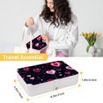 thumbnail image 5 of Valentine's Day Bracelet Holder Jewelry Box Organizer PU Leather with Removable Compartment Portable, 5 of 6