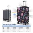 thumbnail image 5 of Bingfone Roses Flowers Luggage Cover Washable Suitcase Cover Protector Anti-scratch Suitcase Cover Fits 18-32 Inch Luggage (without luggage), 5 of 8