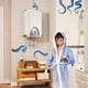 thumbnail image 4 of Calcomanías de pared de pulpo azul, tentáculos de pulpo, vinilo adhesivo de pared con temática de animales marinos, para baño, dormitorio, guardería, decoración submarina., 4 of 9