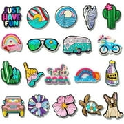 100PCs Random Shoe Charms for Croc, Non-Reapeat Decorations for Croc Clog, Suitable for Kids, Boys, Girls, Men, Women